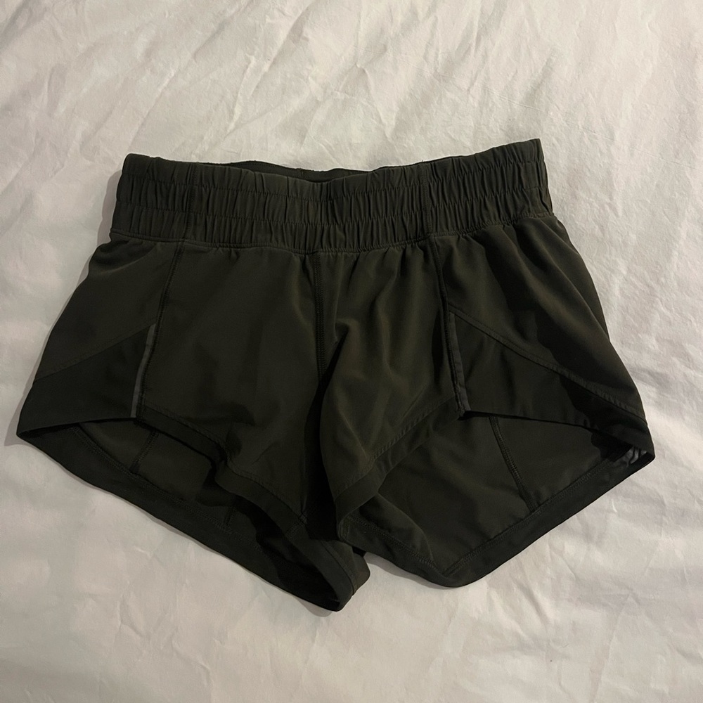 Lululemon Miles Ahead Shorts 2.5" Dark Olive